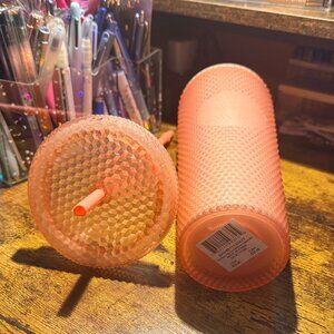 Starbucks Blush Pink Studded Tumbler Venti 24oz - NEW